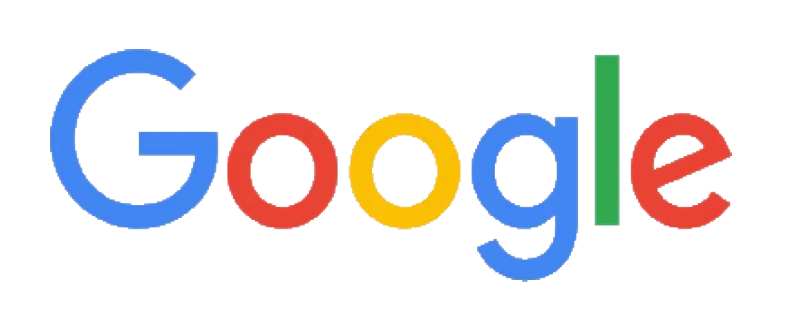 Five gold stars displayed below Google brand logo